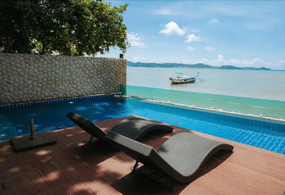 Beachfront Luxury Villa With Private Pool Ban Saiyuan Exterior photo